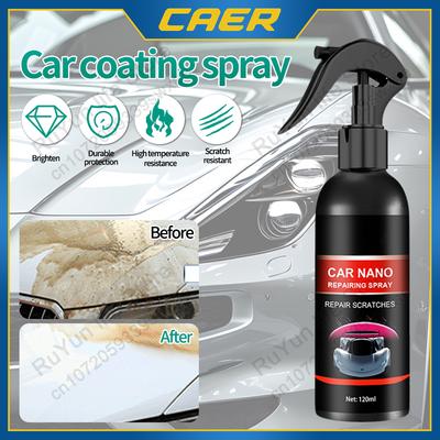 120ML Car Ceramic Nano Coating Liquid Paint Lights Polishing Spray Anti-Scratches Waterproof Layer Auto Rapid Renovation Tool