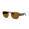 Ray Ban Brown Square Unisex Sunglasses Rb3756 001 33 59