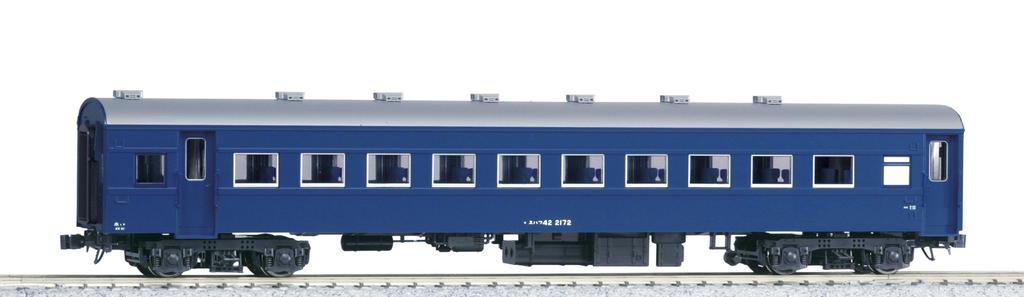 KATO HO Gauge SuHaFu 42 Blue Modified Type Model Railroad Passenger Car 1-552