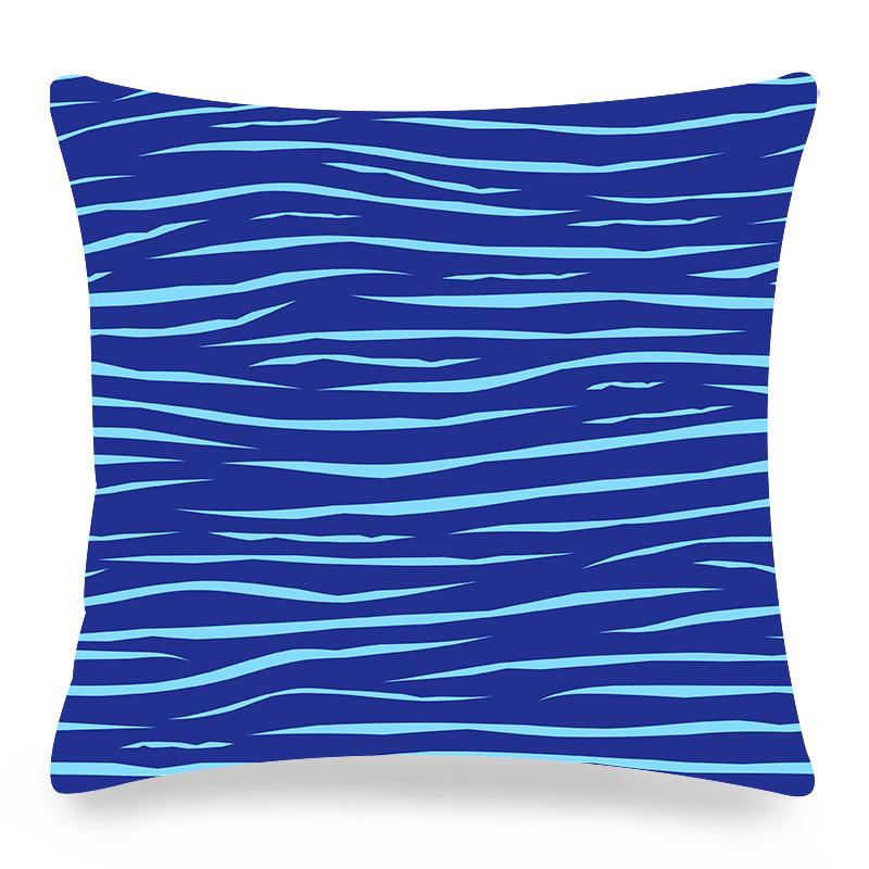 Home Decor Colorful Geometric Pattern Digital Print Pattern Cushion Cover Suitable for Sofa Bedroom Car Pillow Cover