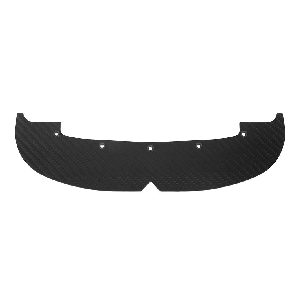Carbon Fiber Front Splitter Shockproof RC Car Front Bumper Splitter Replacement for Arrma Vendetta 4wd 3s Blx