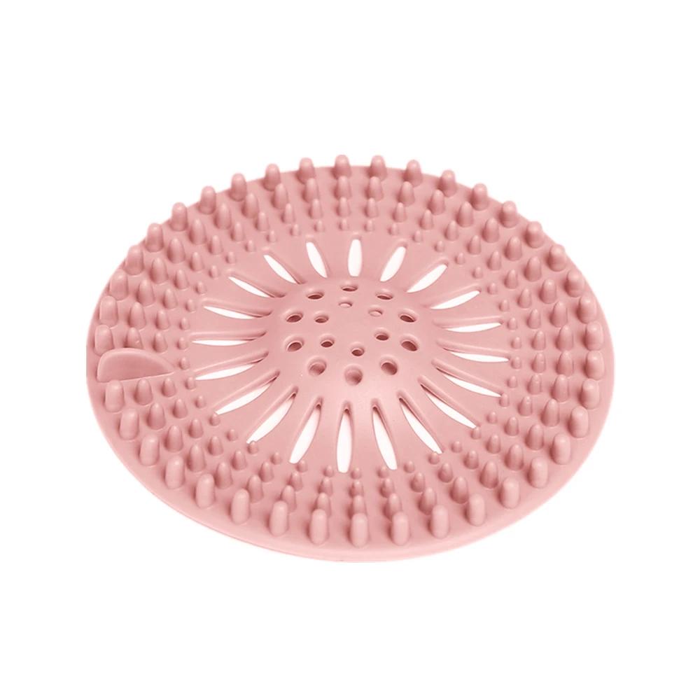 Hair Catcher Shower Drain Durable Silicone Hair Stopper Shower Drain Cover Hair Trap Easy to Install and Clean Suit for Bathroom