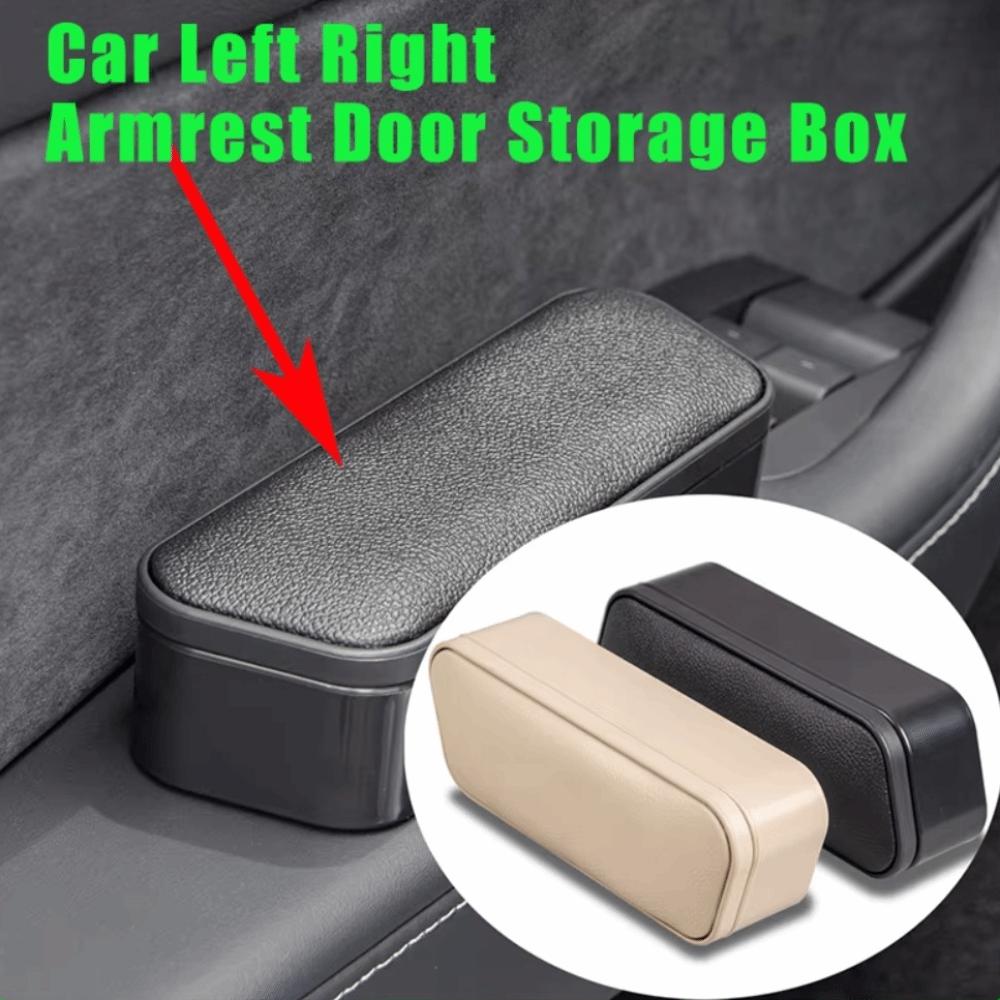 Adjustable Height Auto Retractable Box Organizer Car Elbow Rest Box  Car Accessories