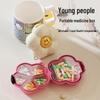 Dopamine Portable Pill Box: Compact 7-Day Medicine Organizer with Compartments