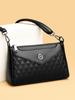 High-End Xiaoxiangfeng Single Shoulder Underarm Small Women'S Bag Rhombus Multi-Layer Messenger Bag