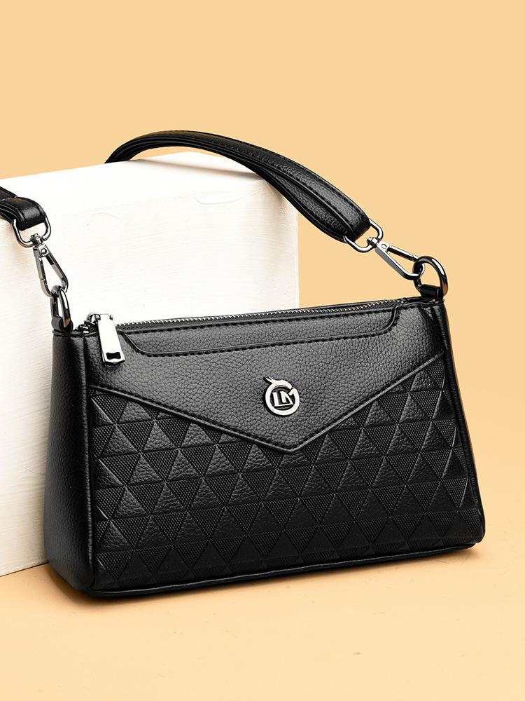 High-End Xiaoxiangfeng Single Shoulder Underarm Small Women'S Bag Rhombus Multi-Layer Messenger Bag