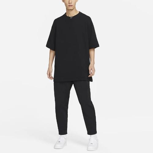 Nike Solid Color Logo Pullover Loose Fit Short Sleeve T-Shirt for Men