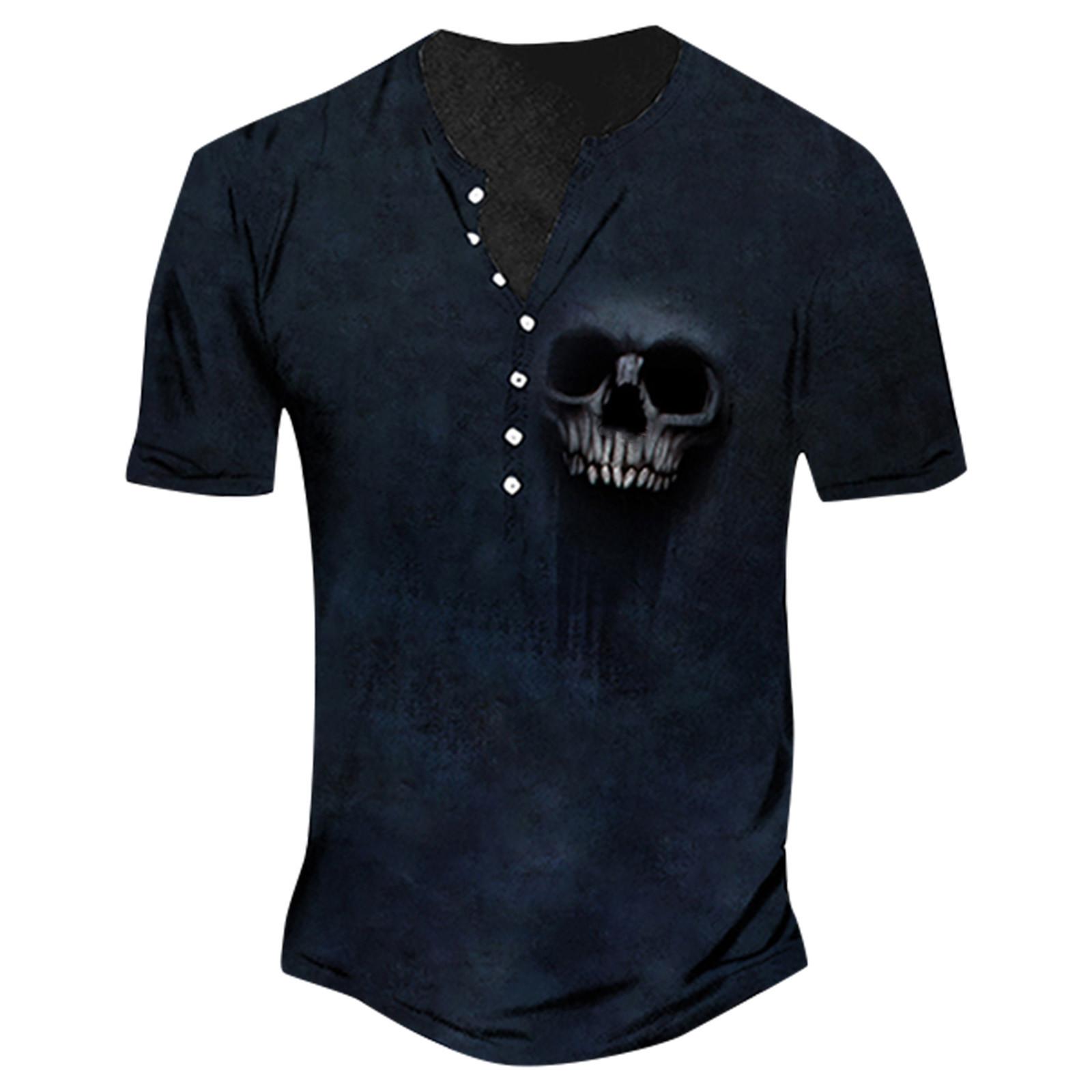 

(SU)Мужская модная футболка с коротким рукавом и вышивкой с коротким рукавом и принтом на весну и лето