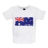 Australia Grunge Flag - Kids T-Shirt Tees Top - Australian Flags Canberra ML