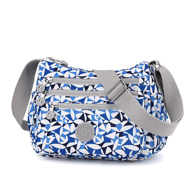 Women's Bag Printed Nylon Mother Bag Shoulder Bag Large Capacity Lightweight Crossbody Bag