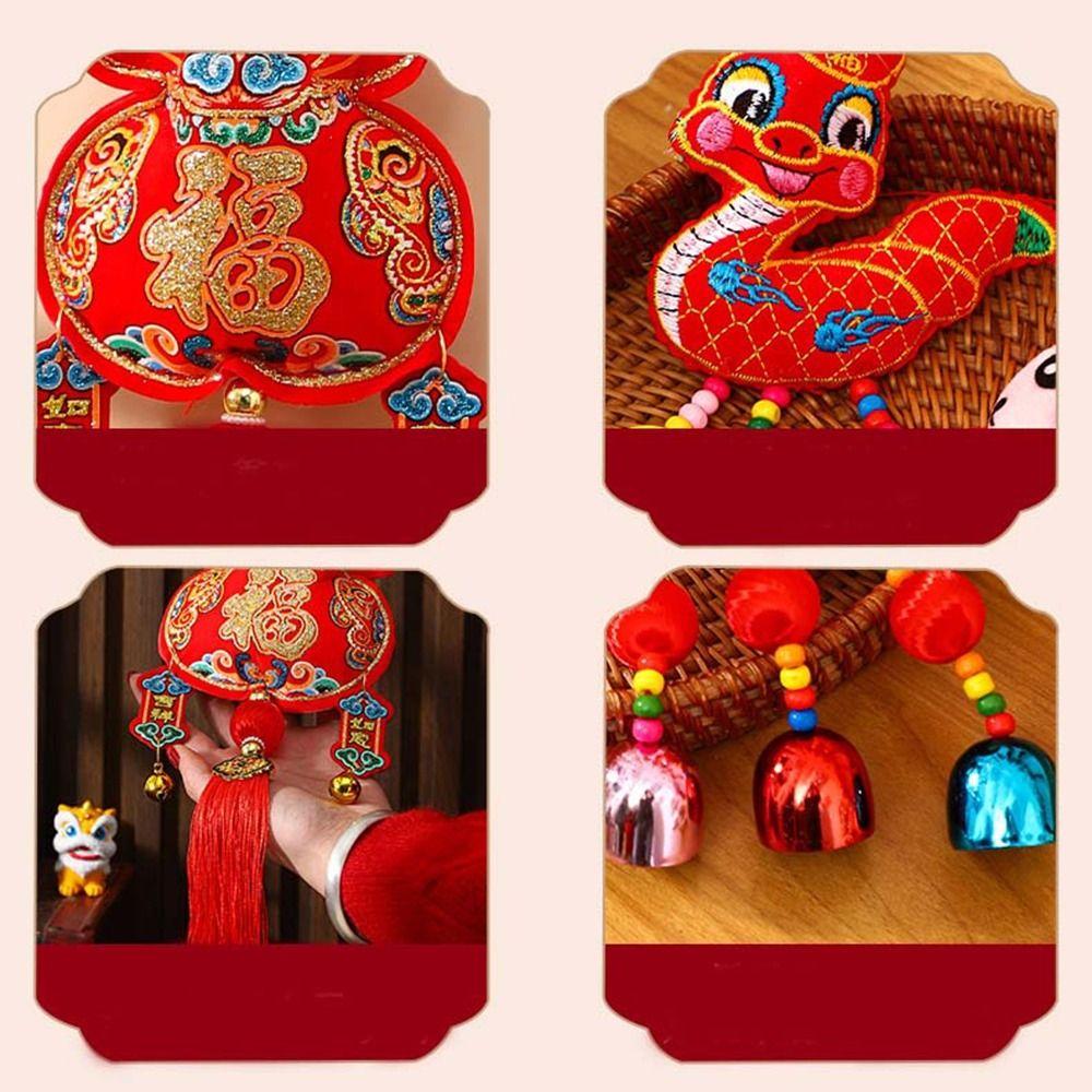 Chinese Style Snake Wind Chimes Traditional Spring Festival Decorations  Wedding