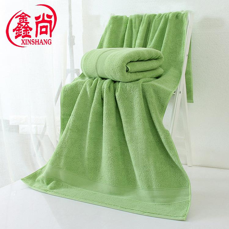 Bath Towel Pure Cotton Combed Cotton Wine Bath Towel Adult Thickened Absorbent Cotton Marathon Beach Towel