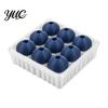 Stress Relief Toys 3D Printed 9-Square Fidget Clicker Toy, Simulation Fruit Cookie Pressing Portable Desk Fidgets Keychain, Click Desktop Ornament,