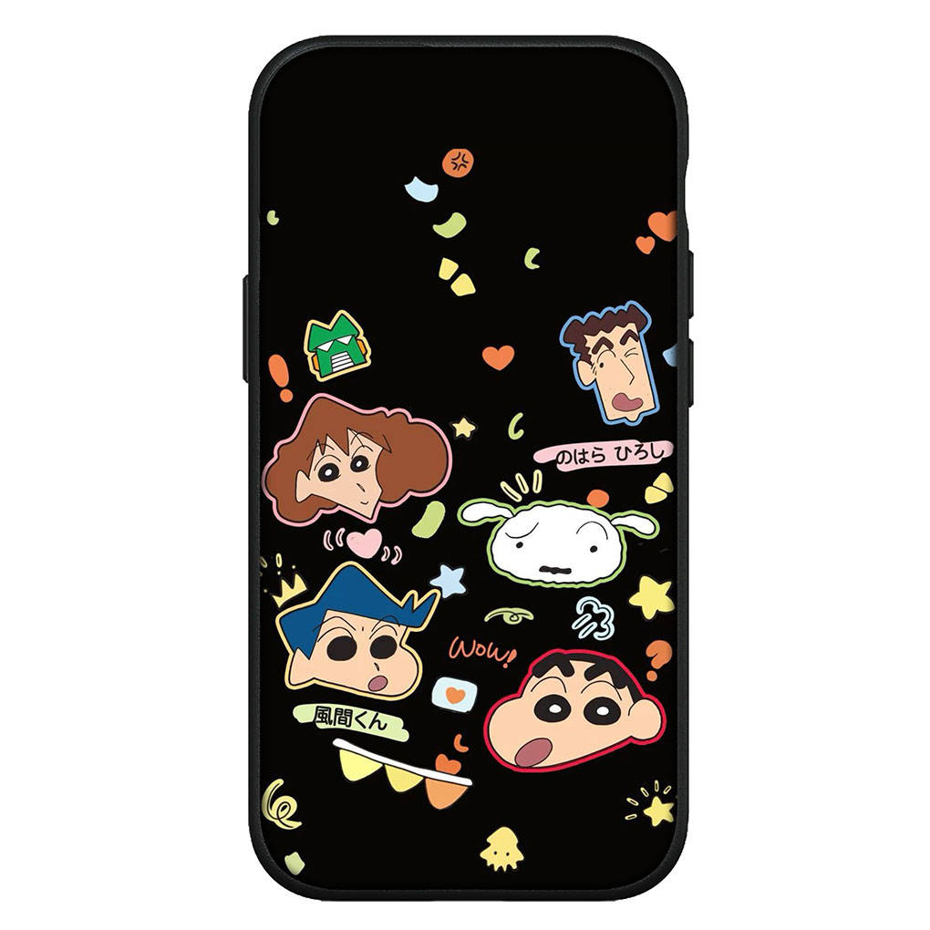 Cover for iPhone 16 15 Xiaomi Redmi Note 14 13 12 11 Pro Max X 8 16e Samsung Galaxy S25 S24 S23 Moto OPPO Huawei Comics Shin Chan Shinchan Phone Case