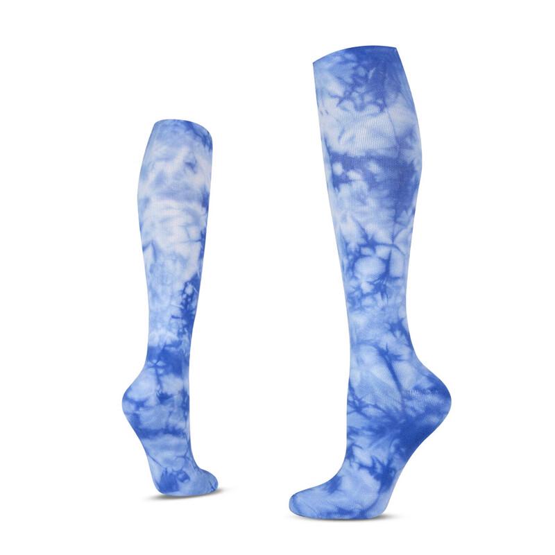 WEZHO Tie-Dye Compression Sports Socks