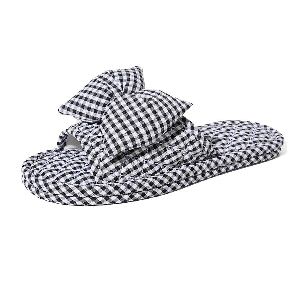 

Модні капці для жінок домашні м які шльопанці жіночі капці 37 чорний