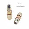 Precision Machined Waterproof F Head Connector for Coaxial Cable (75-12 No-Strip, Three-Section, Metric)