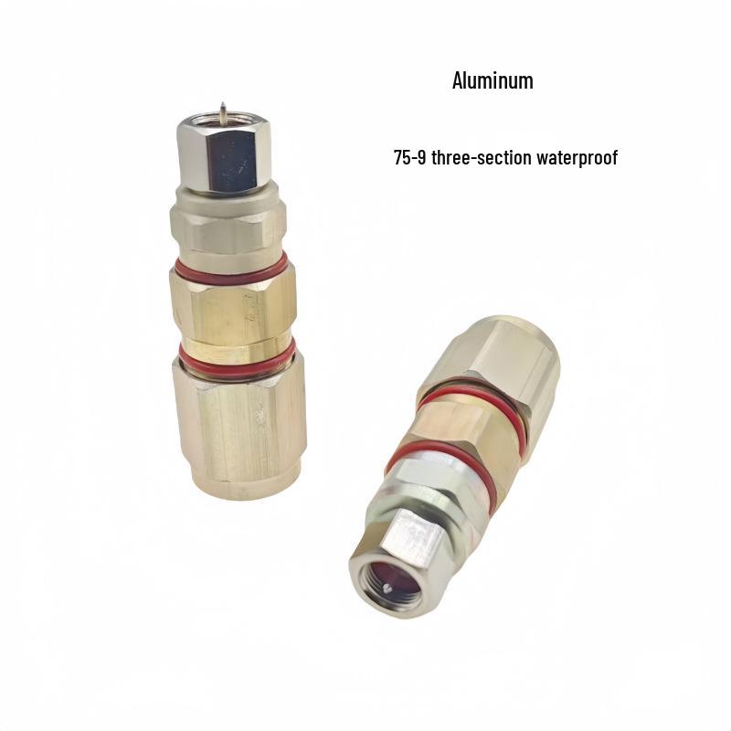 

75-9 Waterproof F Connector for Three-Section Coaxial Cable