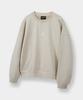 GRANDIOSITY 860G Pigment Cut Sweatshirt (Sand Beige)
