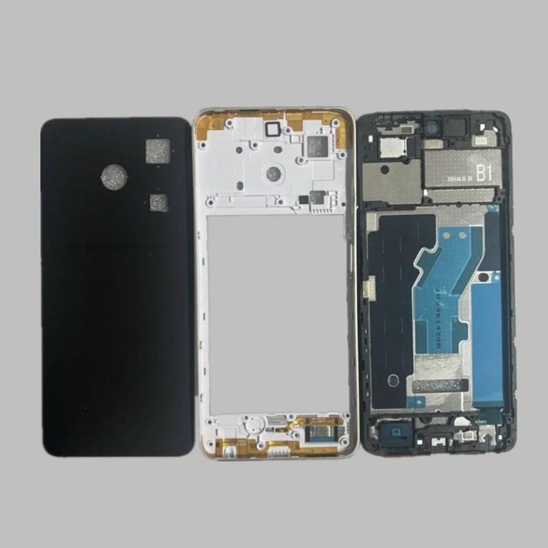 Battery Back Cover Battery + Middle Frame Holder Housing Replacement Part for Tecno Spark Go 2024