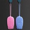 1/4pcs Double Sided Bubble Brush Silicone Exfoliating Soft Bath Scrubber Massage Shower Brush Body Skin Cleaning Tools