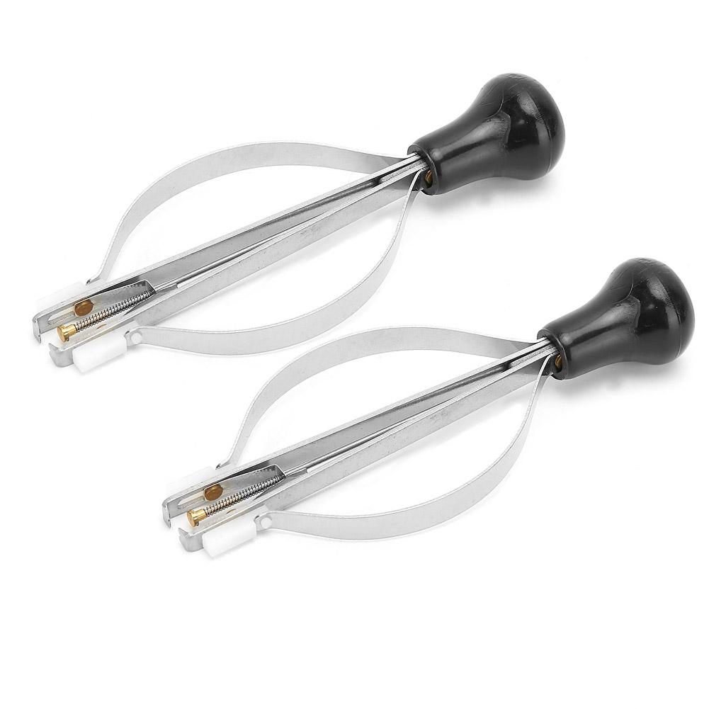 2PCS Stainless Steel Pet Lice Remover Flea Clip Tick Tweezers Picker Tool for Dogs Cats General