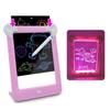 1 Set Scribbler Board Colored Lighting Eye Protection Plastic 3D Children Magic Drawing Board Kids Toy