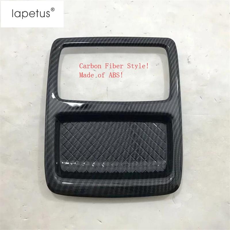 Rear Seat Water Cup Holder Frame Panel Decoration Cover Trim For Honda Accord 2018 -  ABS Matte / Carbon Fiber Accessories