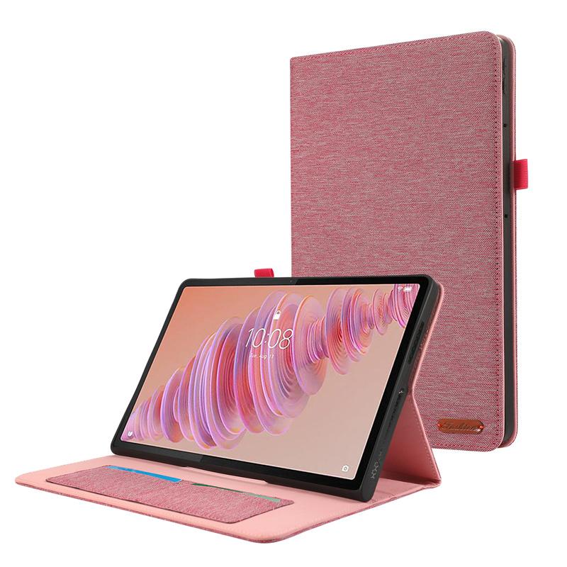 Étui Pour Coque Tab Plus Étui Souple Cowboy Support Housse à Rabat Pour Tab Plus 11.5 tb351fu / Étui Xiaoxin Pad Studio Xiaoxin Pad Studio rouge rose