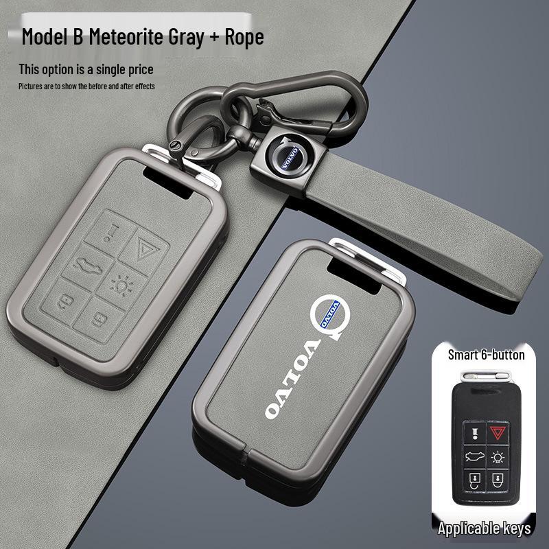 Volvo XC60/S60/V90/V60/S40/S80 Key Cover - Zinc Alloy Shell