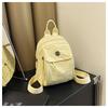 Schoolbag custom logo new niche design backpack women's simple versatile large capacity casual high value backpack