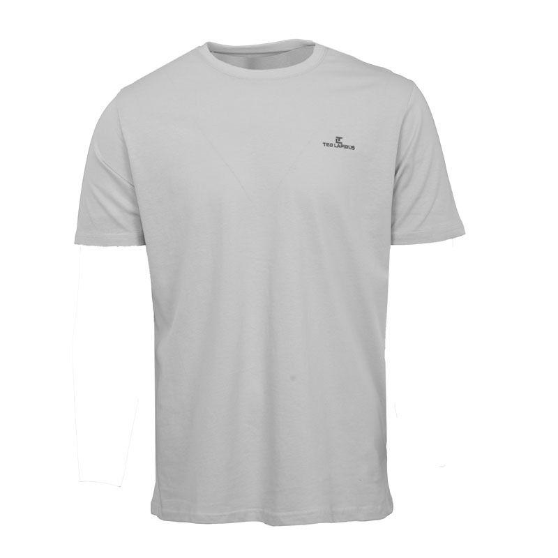Plain Round Neck T-shirt Luidji Cotton Men TED LAPIDUS