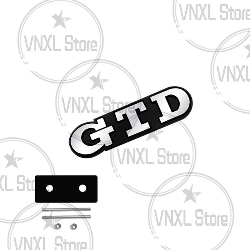 Car-Styling Metal GTD Grille Emblem Car Trunk Body Stickers For Golf Polo Passat Scirocco Bora Jetta Santana MK3 MK4 MK5 MK6 MK7