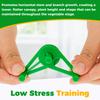 50Pcs Branch Training Clips Plastic Adjustable Plant Branches Stem Benders Reusable Low Stress Training Tool for Garden Flowers
