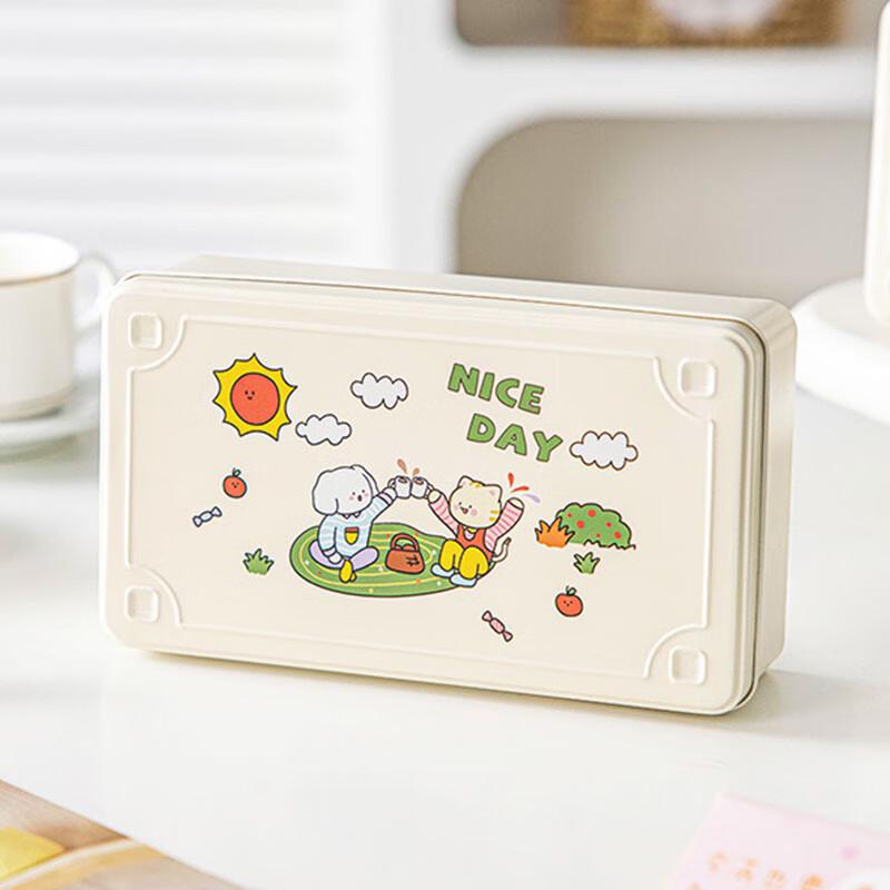 MEIDI Rectangular Storage Tin Box