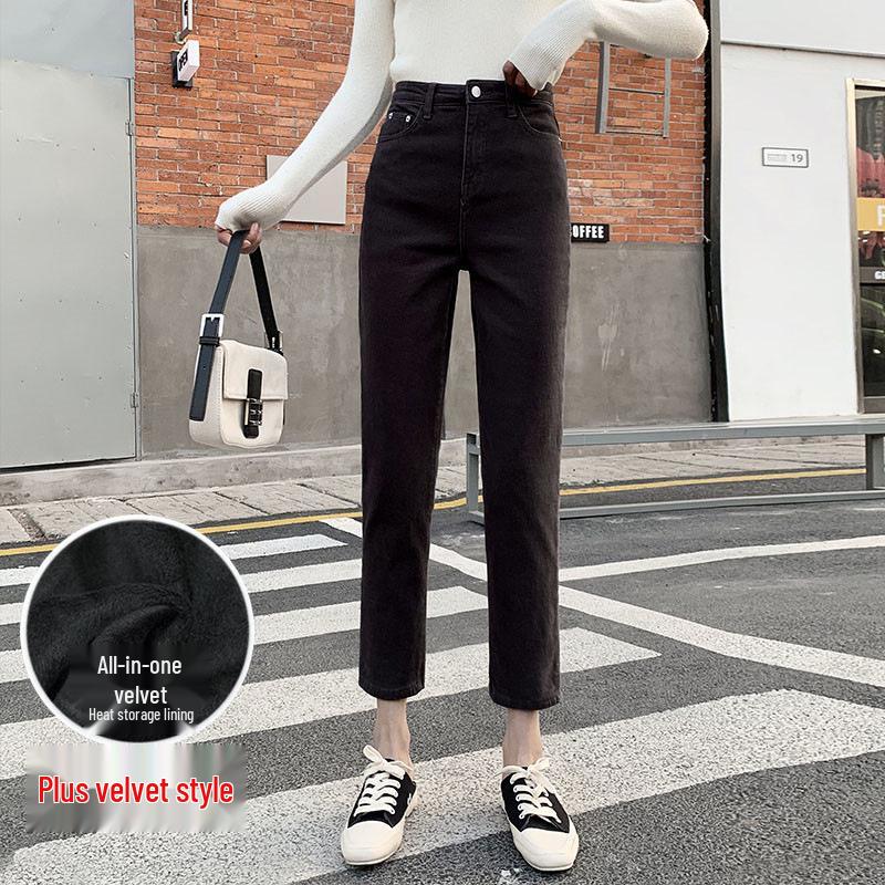 Pantalones de Chino de Mezclilla Khaki de Cintura Alta Adelgazantes Estilo Cigarrillo para Mujer - Colección Otoño 2025, Más Vendido Cortos para Tallas Pequeñas.
