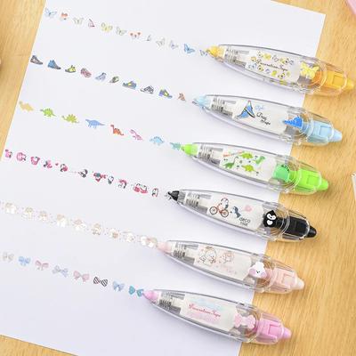 Kawaii Penguin Bow Shoes Cartoon Decorative Correction Tape Korean Cute DIY Corrector Diary Stationery School Supplies Gift