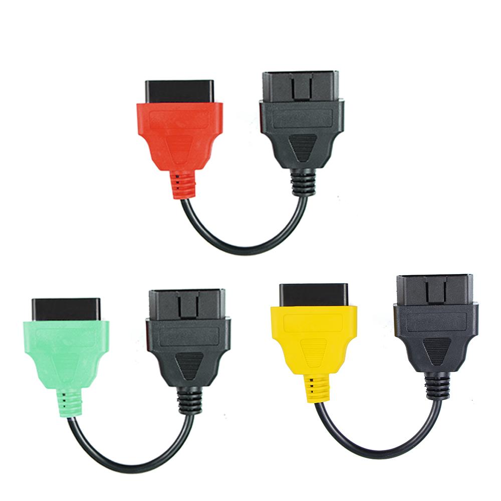 

3/4 шт./компл. Для Fiat Ecu Scan Адаптер Разъем 16-контактный OBD2 16-контактный Кабель Кабель OBD Для Fiat Alfa Romeo Трехцветный Четырехцветный