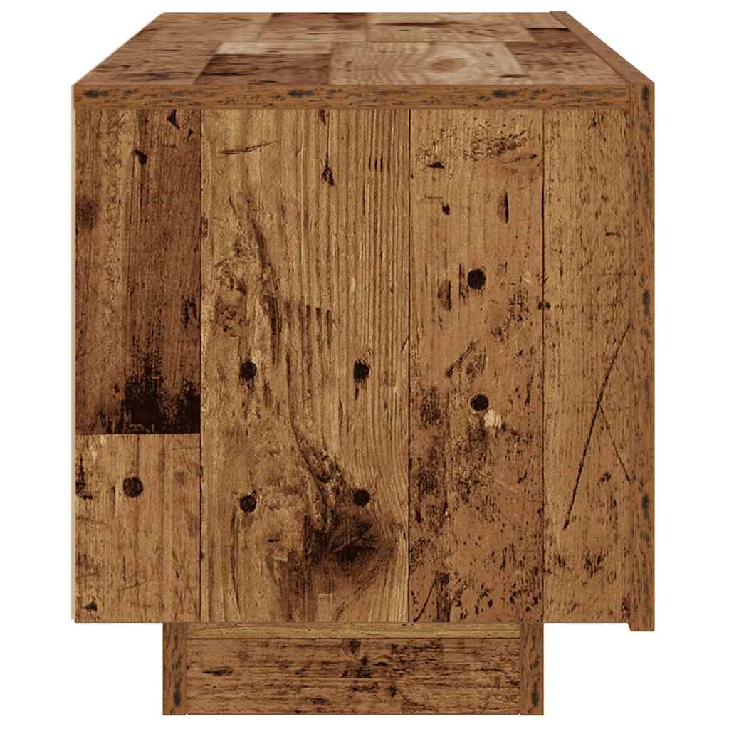 TV Cabinet with Rustic Wood Look 100 x 35 x 40 cm Engineered Wood