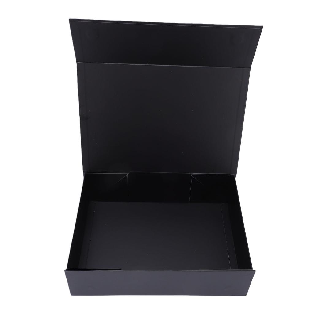Gift Box Flip Open with Magnet Lid for Presents Packaging Valentine Day Mother Day Birthday Proposal Large Black with