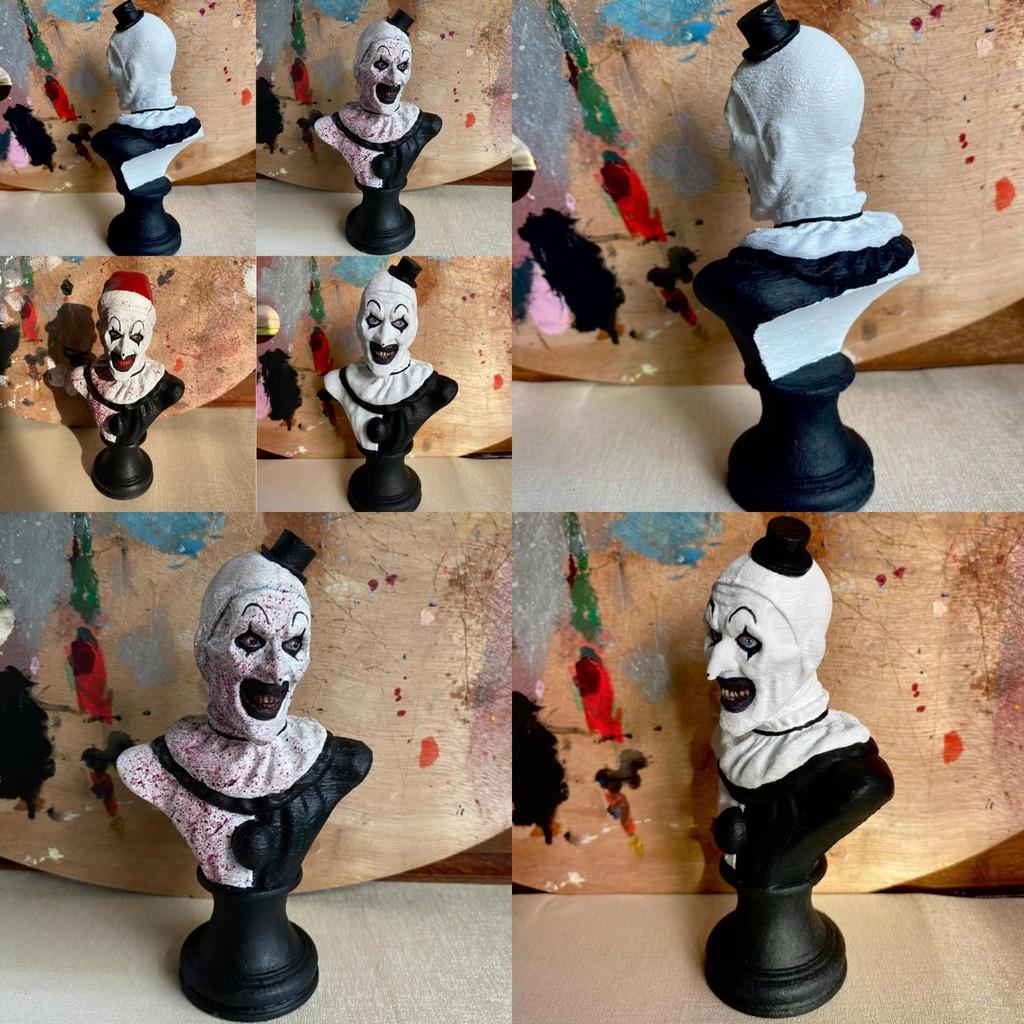 Art The Clown Figure Unique Resin Decoration For Halloween And Festive Parties