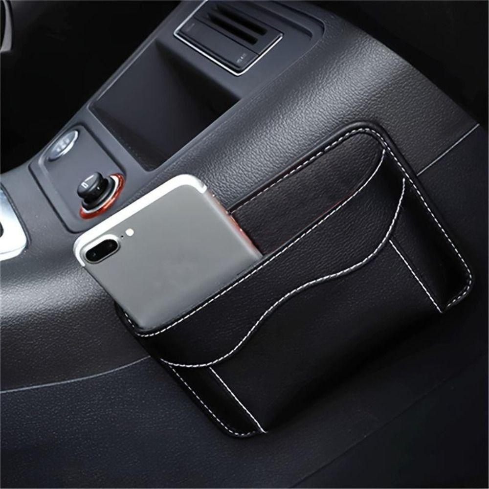 Multi-functional Car Storage Bag Seat Gap Organizer Auto Slit Box  Center Console