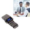 Alloy Watch LED Digital Display Quick Release Fashionable Men Watch for Daily Business