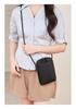 Summer Fashion Women's Crossbody Bag - Vertical Solid Color Mini Phone & Shoulder Bag, Niche Design