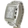 Bvlgari Rettangoro Watches RTC49S WhiteDial Stainless Steel Quartz Chronograph Mens Used