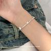 Mori-style Elegant Silver Butterfly Bracelet Ring: Unique, Versatile, and Fashionable Women's Jewelry