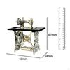 1/12 Dollhouse Miniature Sewing Machine Furniture Life Scene Mini Decoration DIY Play Toy