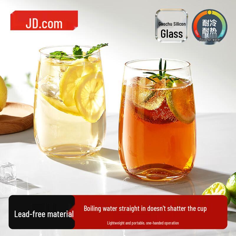JD Original Heat-Resistant Glass Drinking Cup