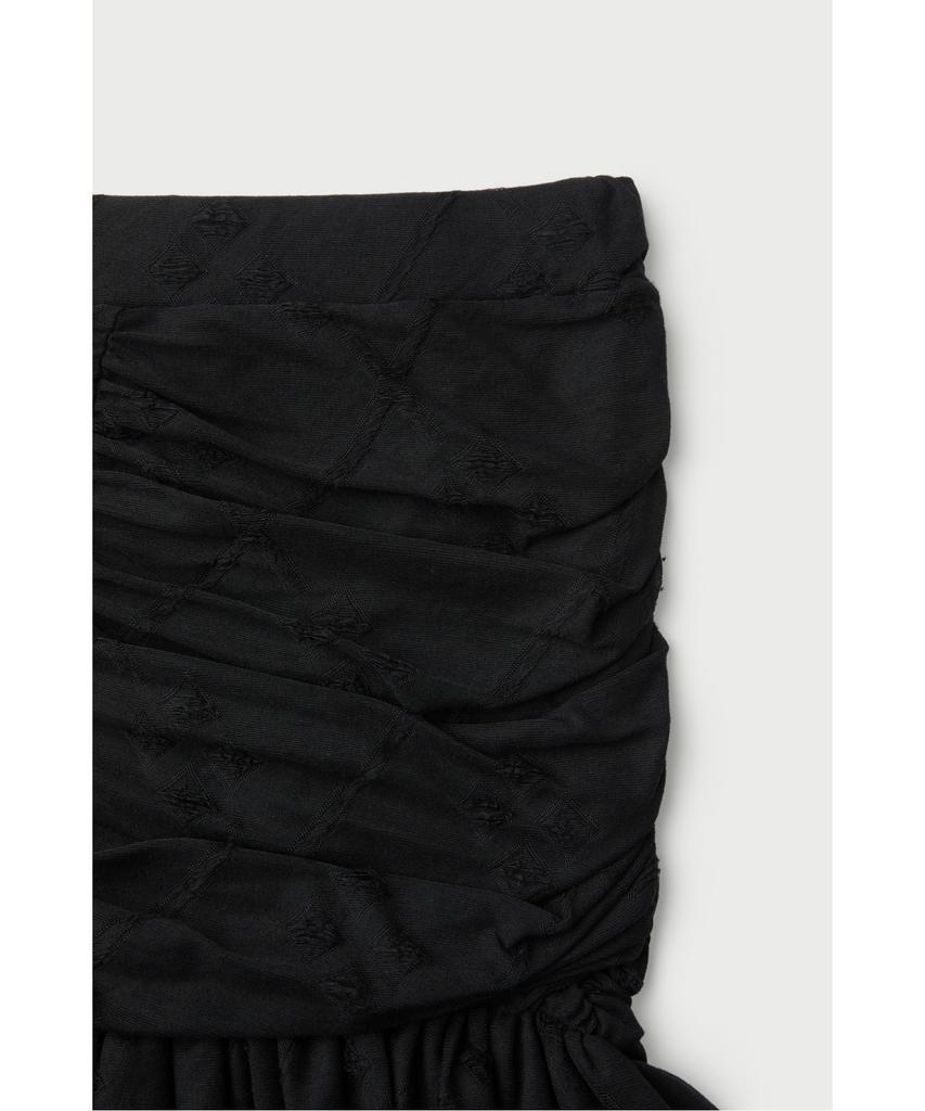 IROWOMEN Hibiscus Net Stitch Shirring Skirt Iokaa26102Bkx