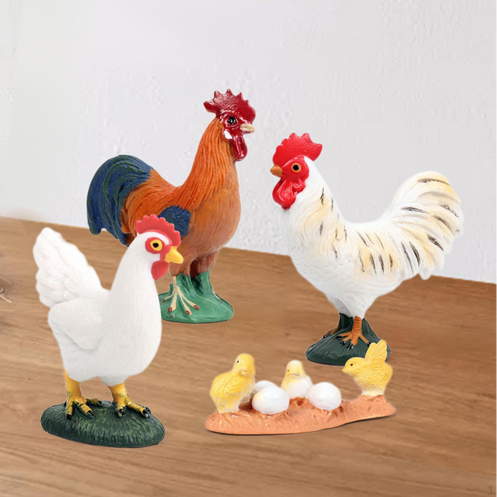 

Wildlife Animal Figurine Collection for Nature Admirers Chicken